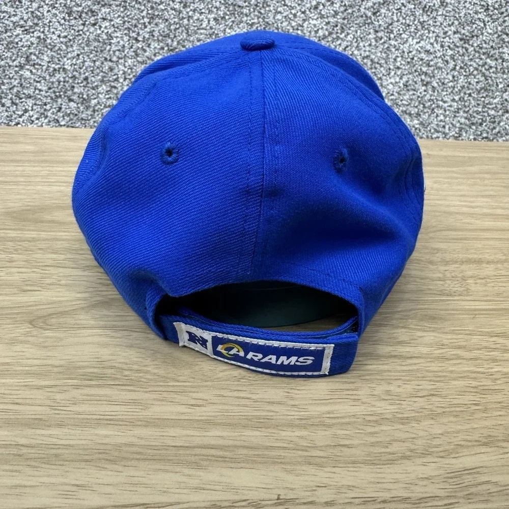 LA Rams Hat Cap Strap Back Blue‎ Super Bowl LVI Patch Adult Unisex NFL Football